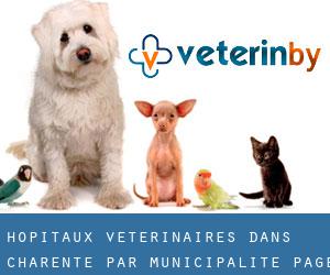 hôpitaux vétérinaires dans Charente par municipalité - page 2